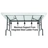 Correll Rectangle Heavy Duty Commerical Adjustable Height Plastic Folding Table, 24" W, 48" L, 22" to 32" H RA2448-27